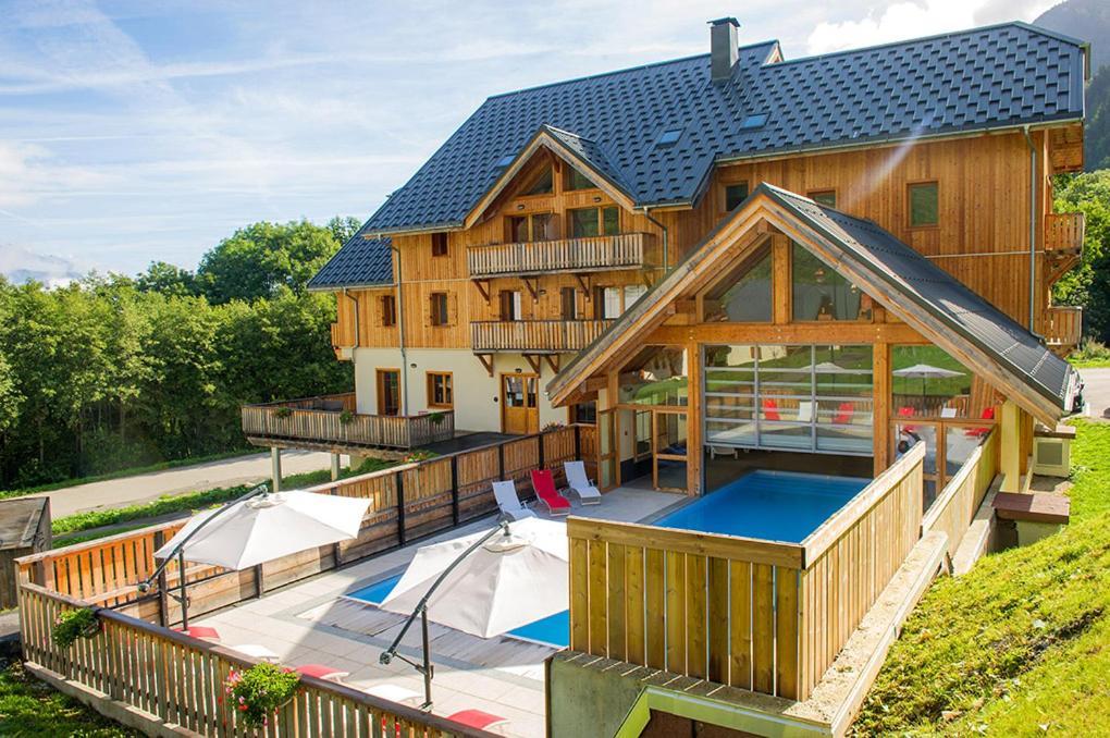 Appartement Les Chalets De Belledonne Saint-Colomban-des-Villards Exterior foto